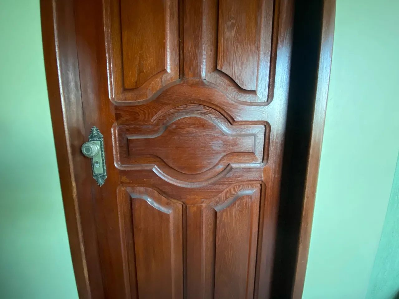 2 portas de madeira Angelin Pedra  - Foto 5