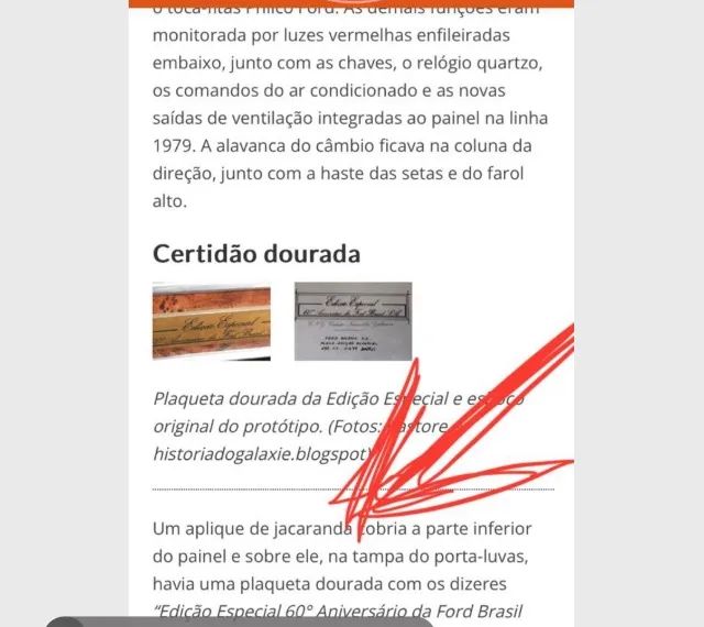 Placa dourada landau 1979 série especial - Foto 5