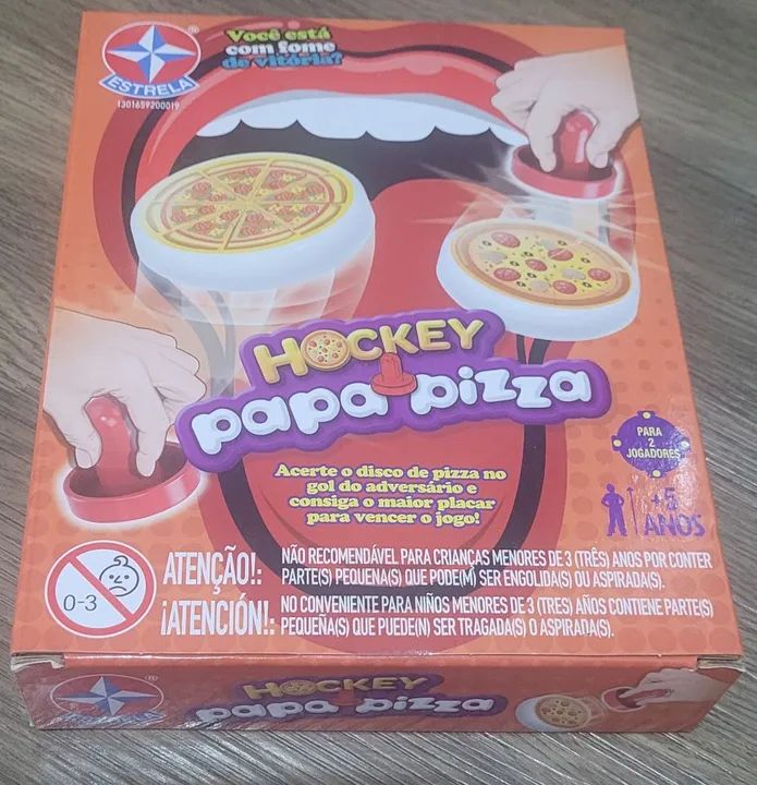 Hockey Papa Pizza - Jogo de Mesa