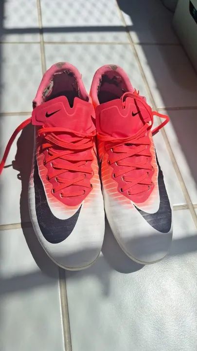 Chuteira Campo NIKE Mercurial Vapor Rosa - Performance e Estilo no Campo - Foto 2