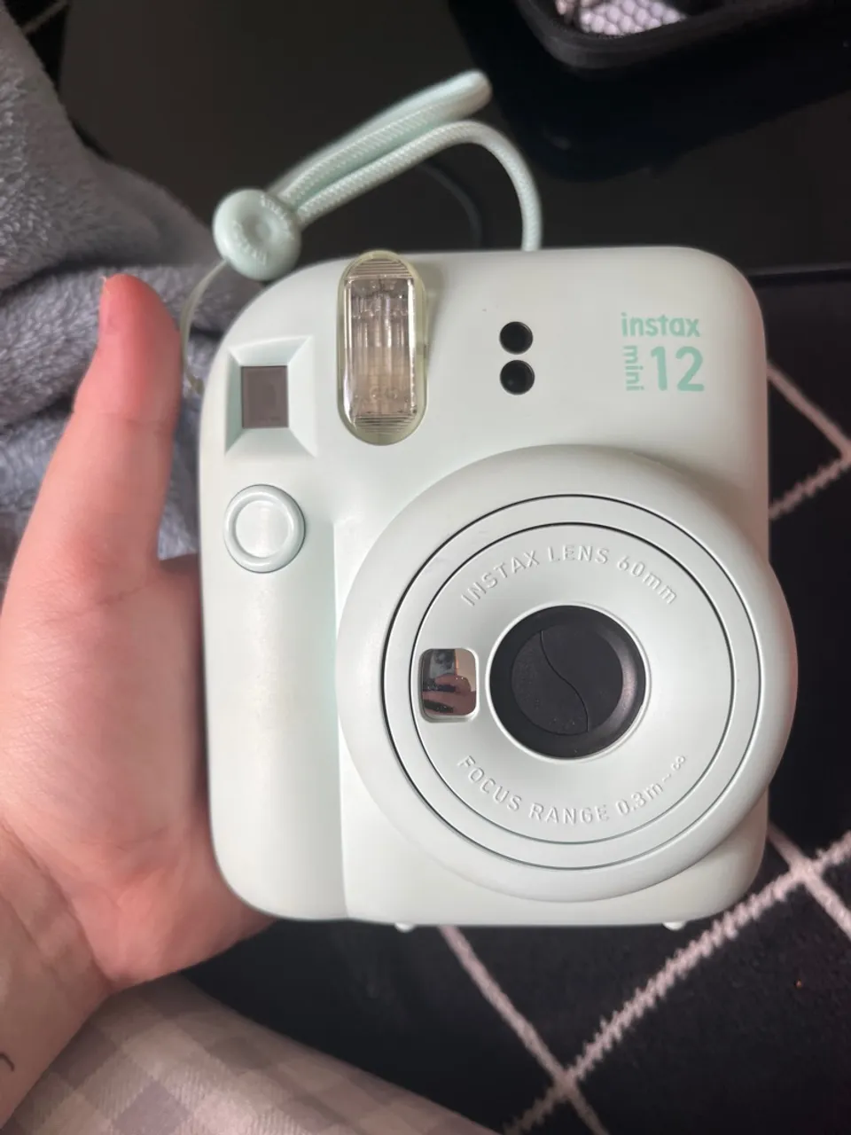 Instax mini 12 verde água 