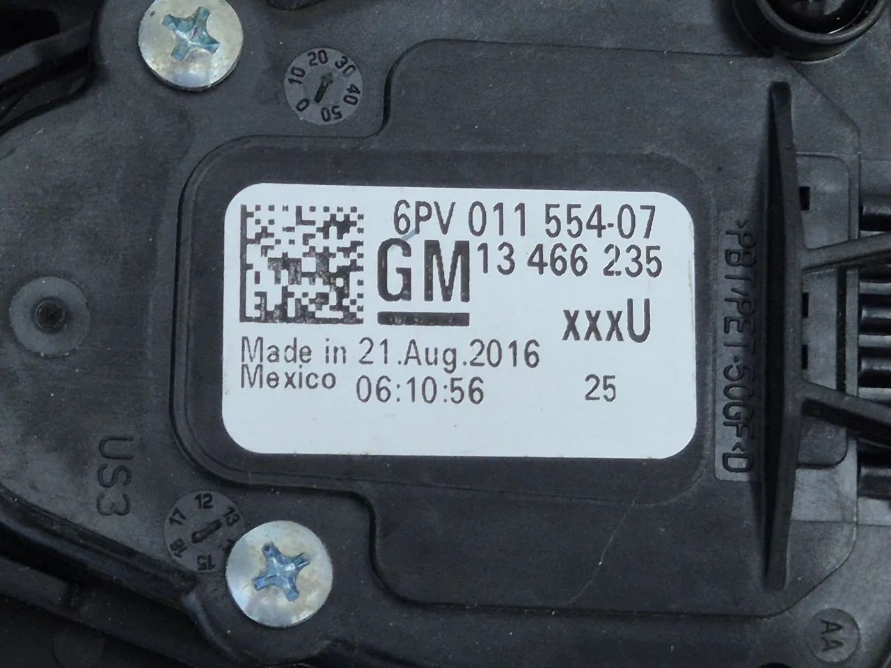 Pedal do acelerador original GM Cruze 2016-2023 - Foto 3