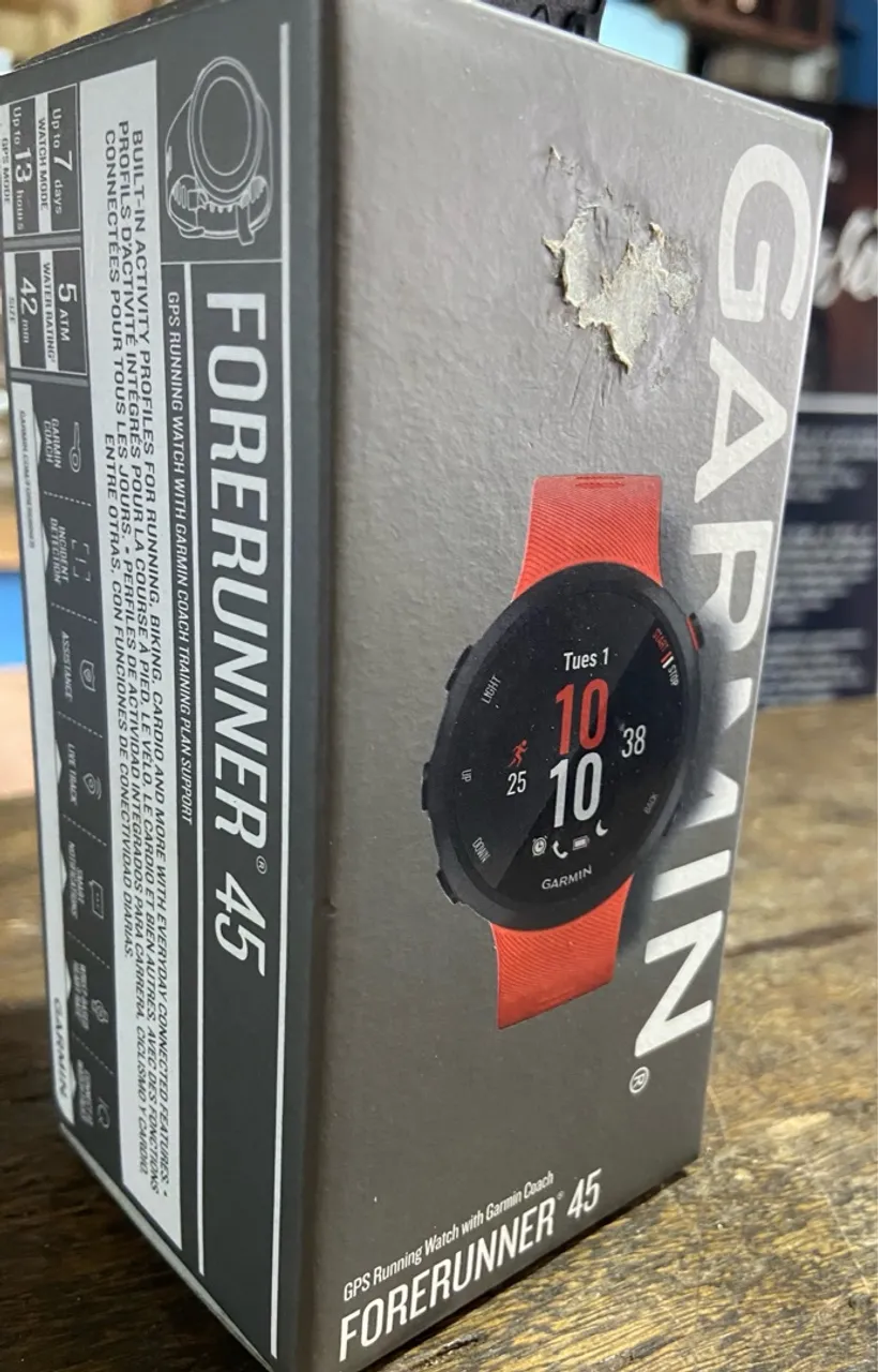 Relógio Garmin Forerunner 45 - estado de novo