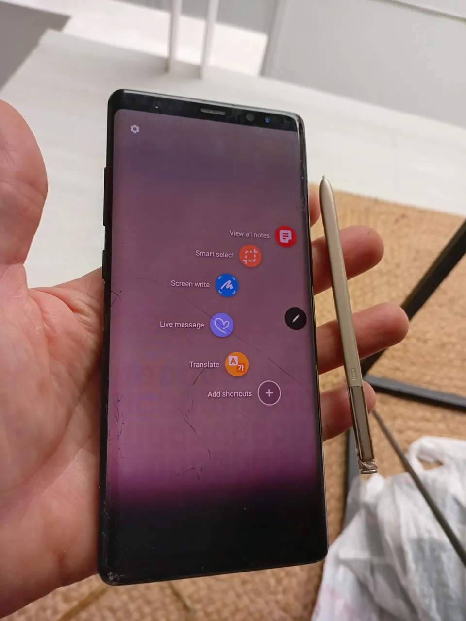 GALAXY NOTE 8 funcionando tudo