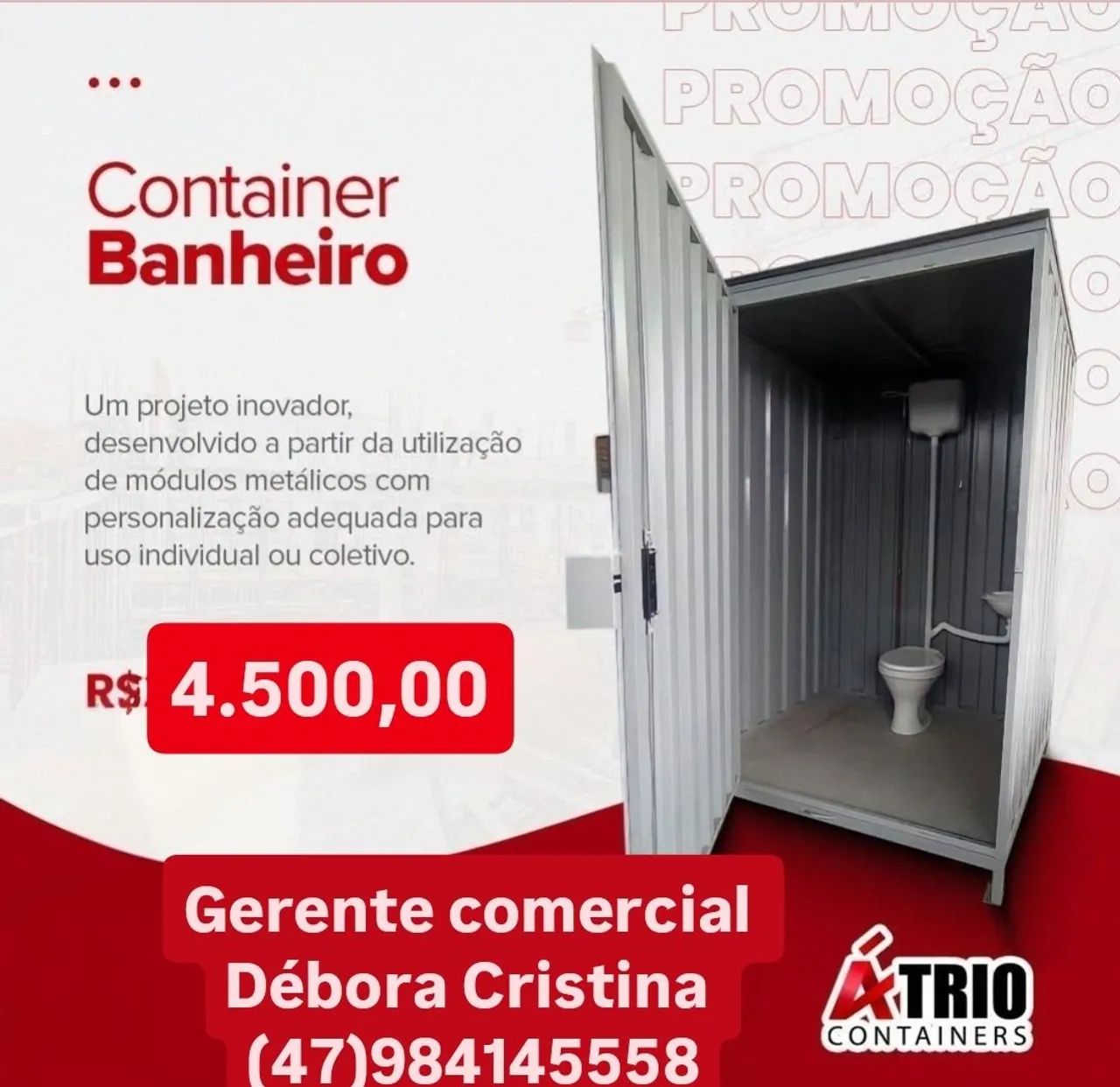 Banheiro com louças desmontável  - Foto 3