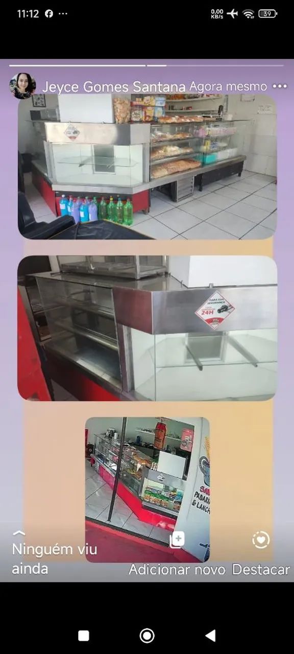 Vitrine quente e frio com caixa  - Foto 4