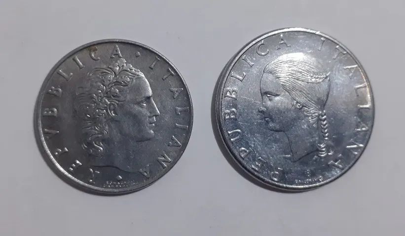 Lote 5 Moedas Antigas - Itália - Foto 6