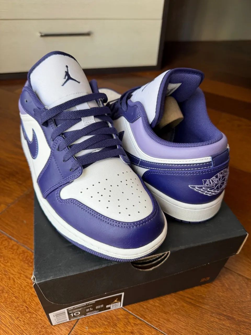 Air Jordan 1 Low Purple - Foto 2