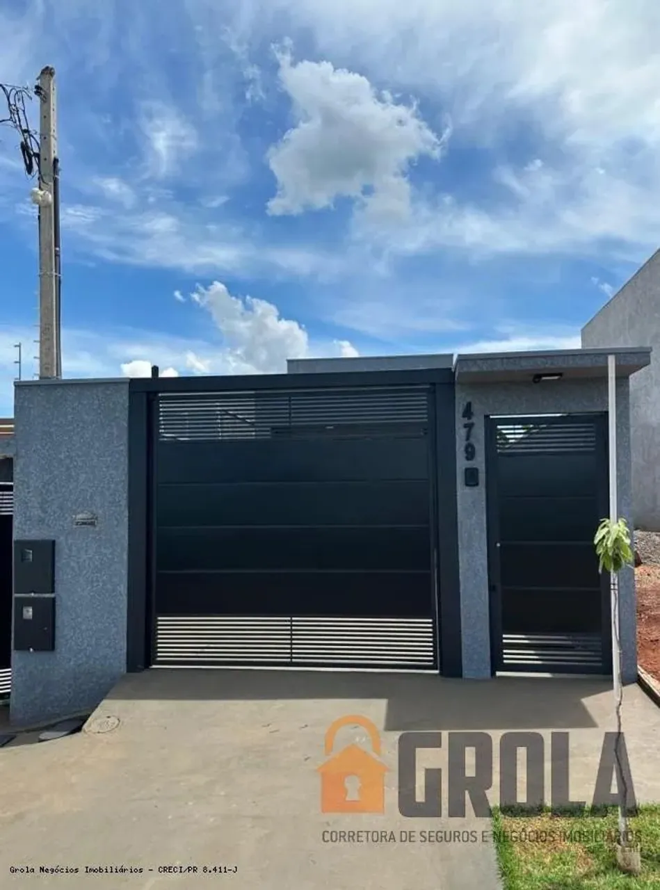 Casa para Venda em Campo Mourão, Jardim Santa Casa, 2 dormitórios, 1 suíte, 2 banheiros, 1