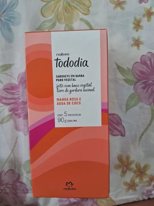 Kit 05 sabonetes manga rosa e água de coco NATURA TODO DIA - Foto 2