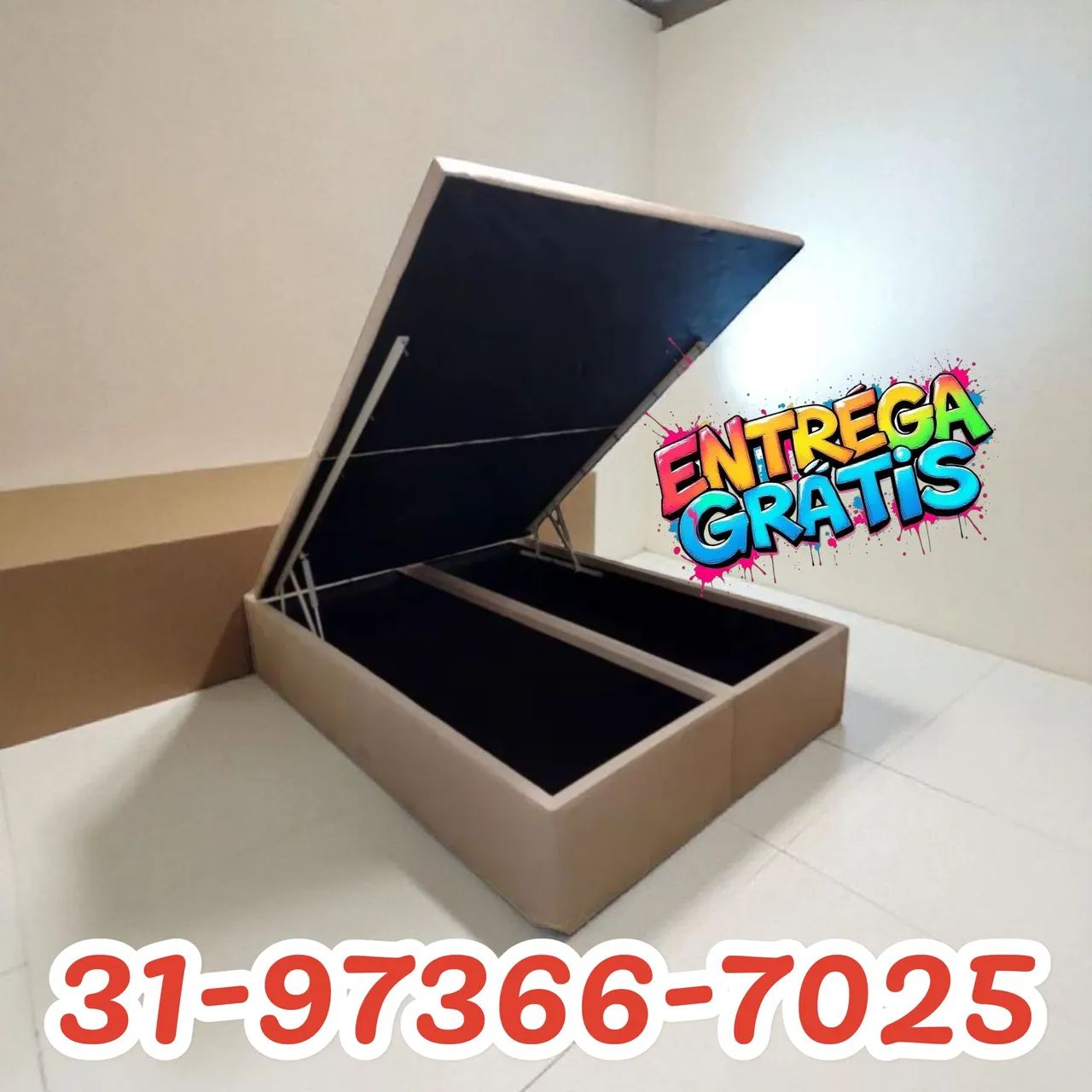 PROMOÇÃO !!!!! BAÚ CASAL BIPARTIDO DIRETO DA FÁBRICA 