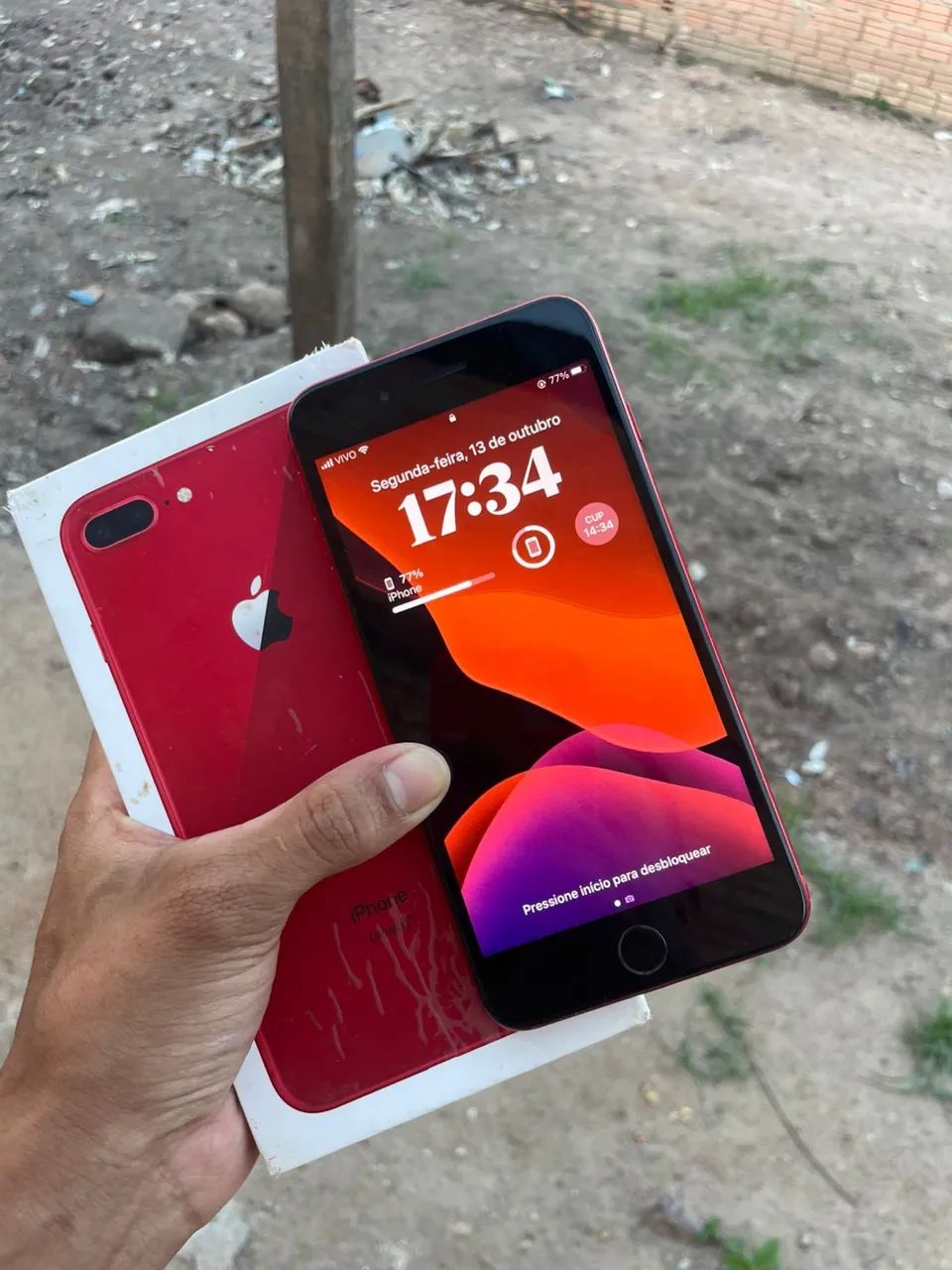 iPhone 8 Plus 本体256GB RED iPhone 8 Plus 256 GB (product)red | Parcelamento sem juros