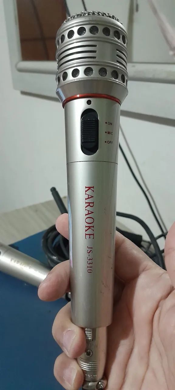 Microfone Karaokê JS-3310 - Super Professional - Foto 4
