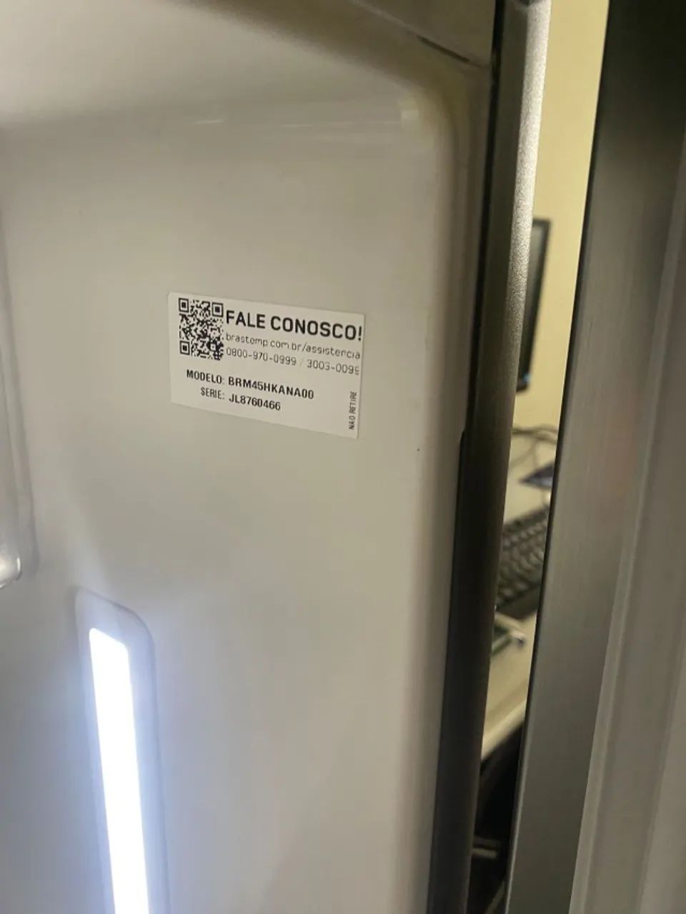 Geladeira Brastemp SEMINOVA Frost Free Duplex 375 litros cor Inox - BRM45HK - Foto 4
