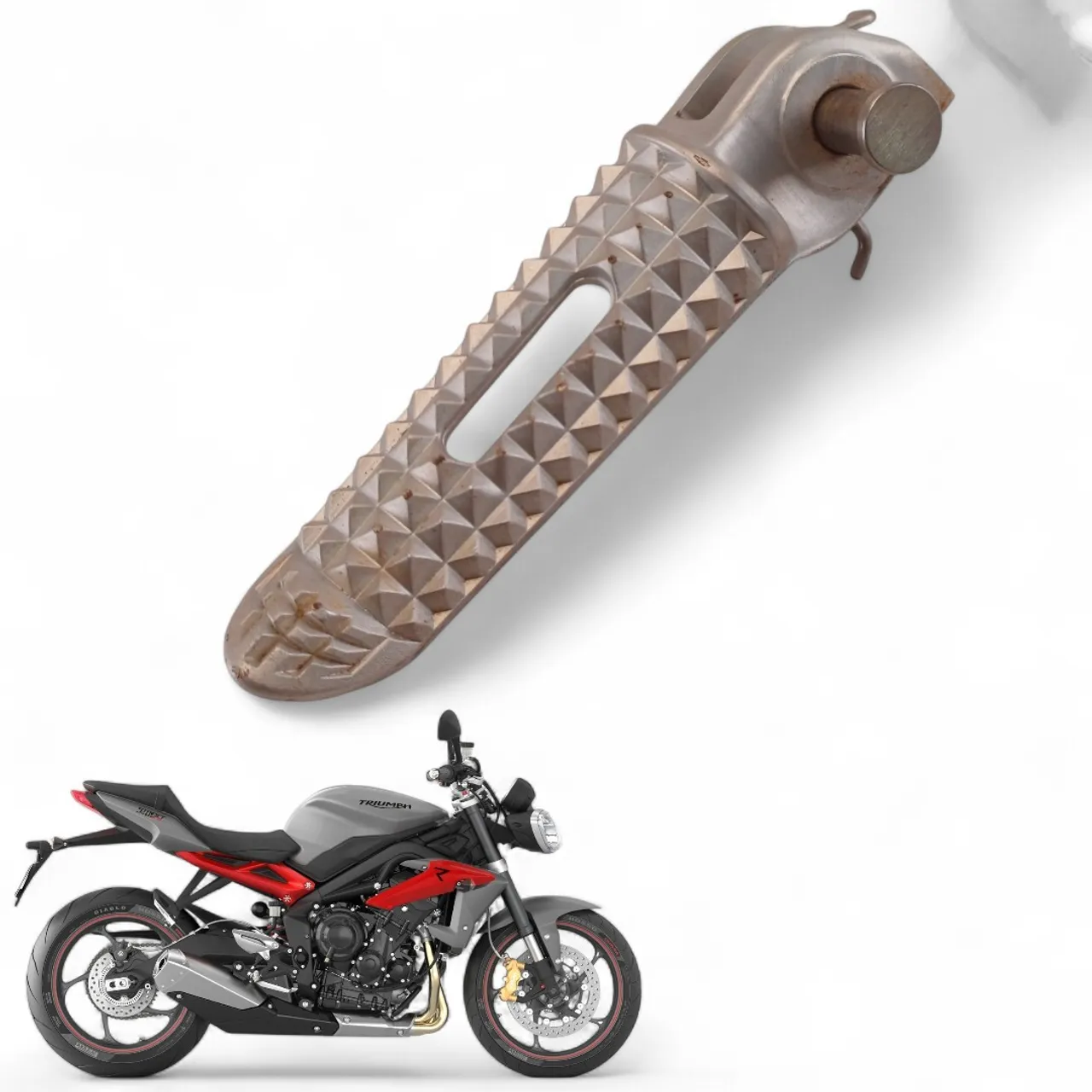 Pedaleira Dianteira Direita Triumph Street Triple 675 2016