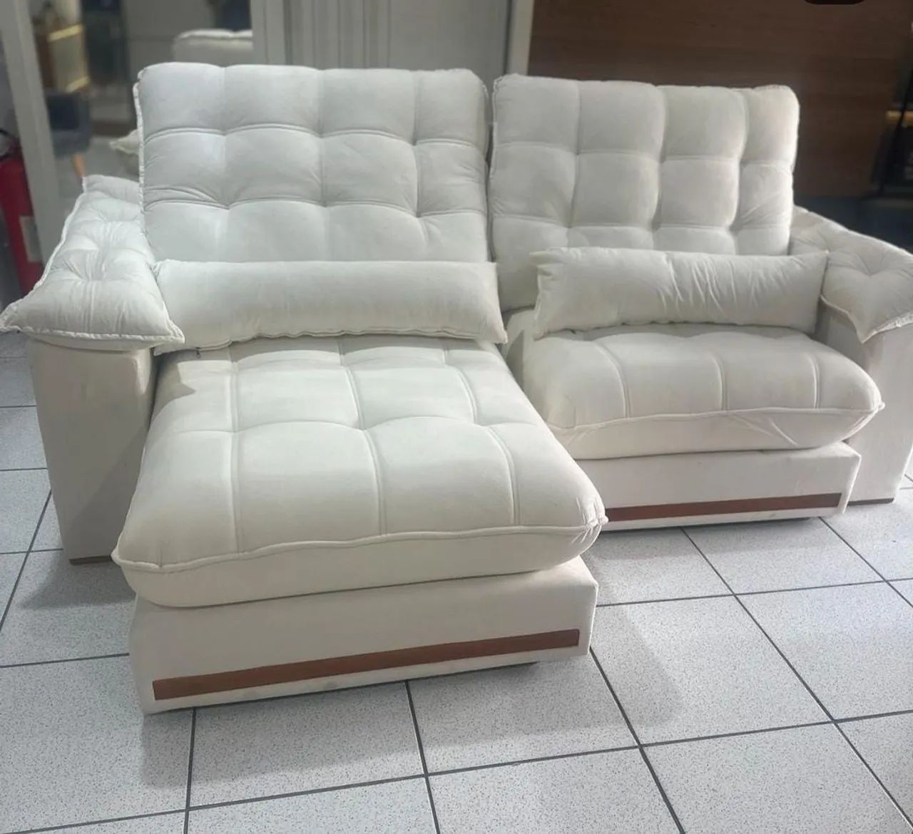 Sofá Retrátil e Reclinável 2,50m Angra Molas Ensacadas tt433 - Foto 2