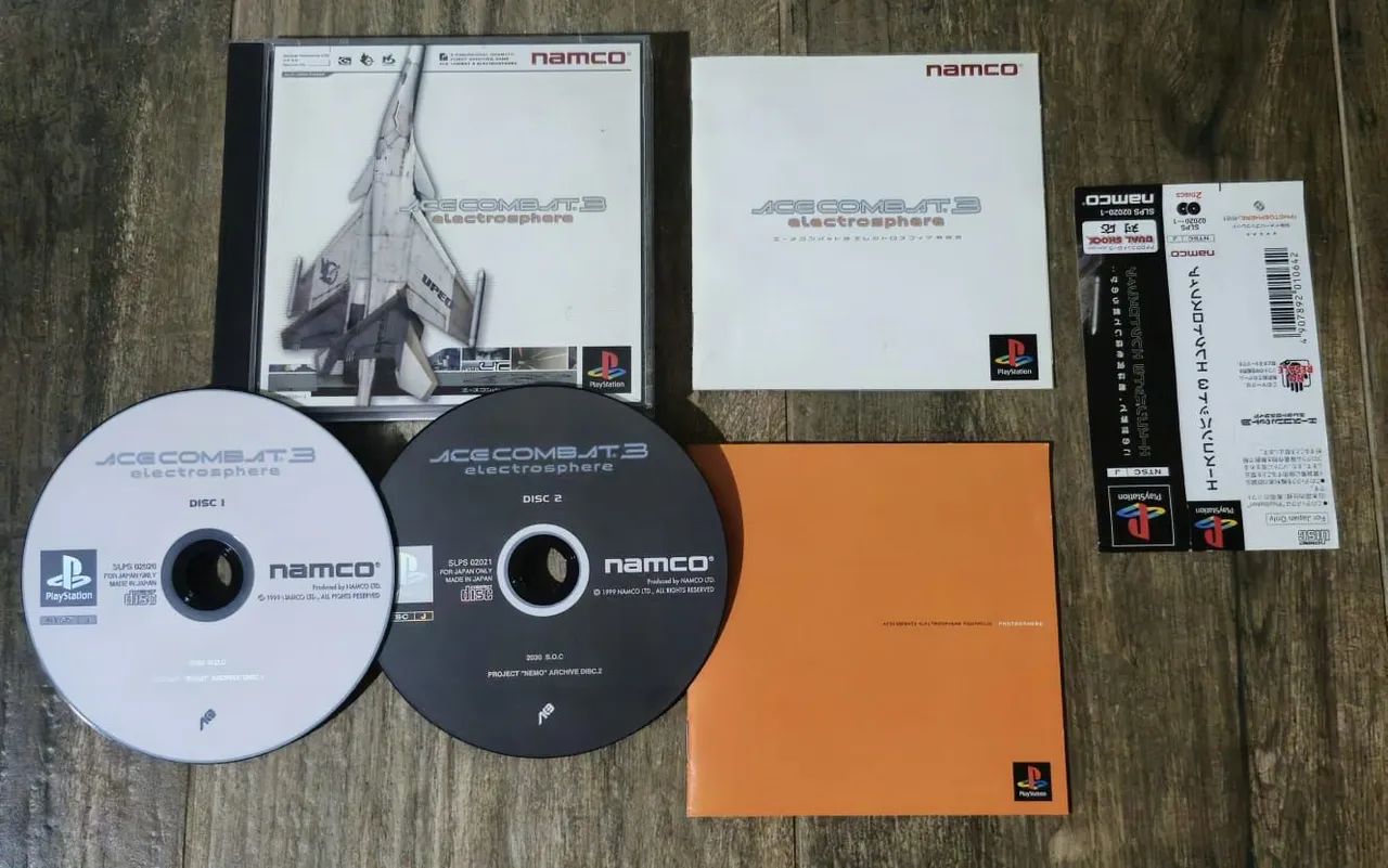 TRILOGIA ACE COMBAT PS1 ORIGINAL JAPONES  - Foto 3