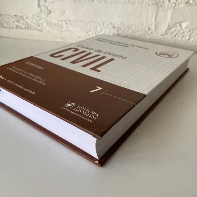 Cod897 - Livro Curso Civil de Direito Autor Cristiano C. Farias Sucessões Vol. 7 - Foto 4