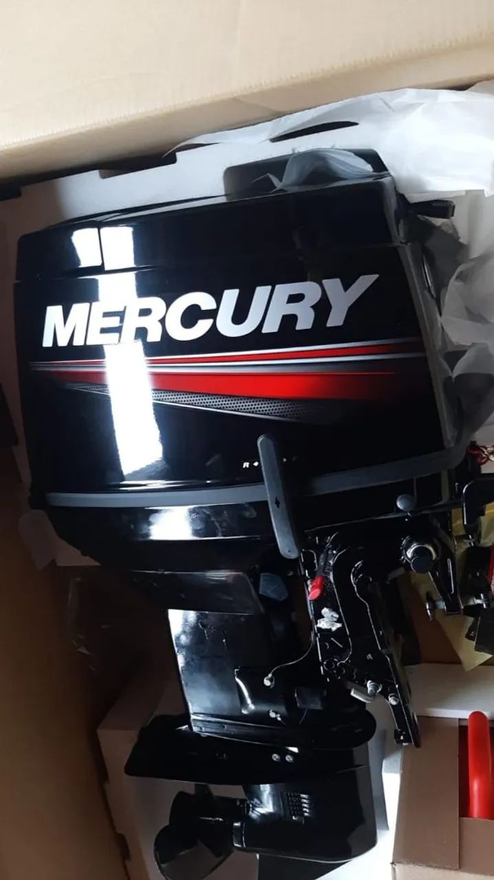 Bateira barco fundo semi-V motor Mercury 50HP  - Foto 2