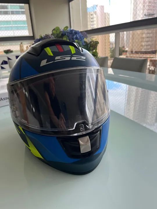 Capacete LS2 FF396 - Azul - Tamanho 62 M