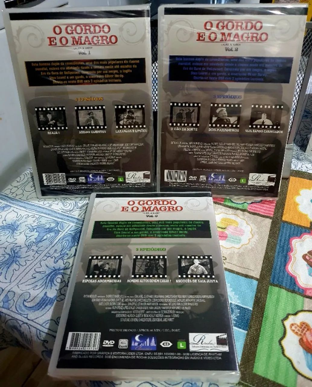 DVD O Gordo e O Magro 1ª e 2ª Temporada Box C/3 Dvds cada Lacrados Original - Foto 6