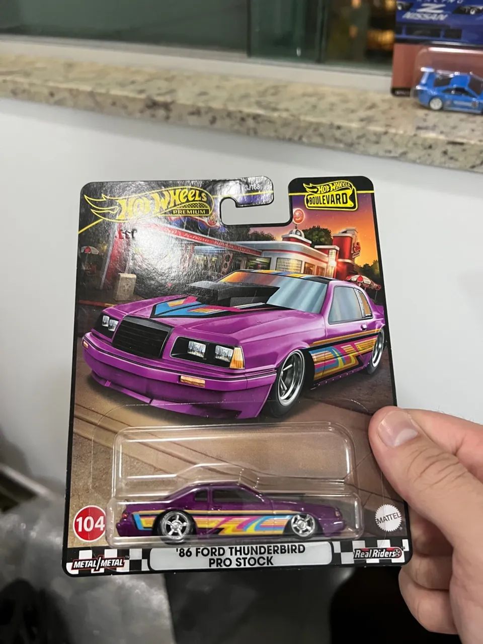 Hot Wheels premium Boulevard 86 Ford Thunderbird pró Stock