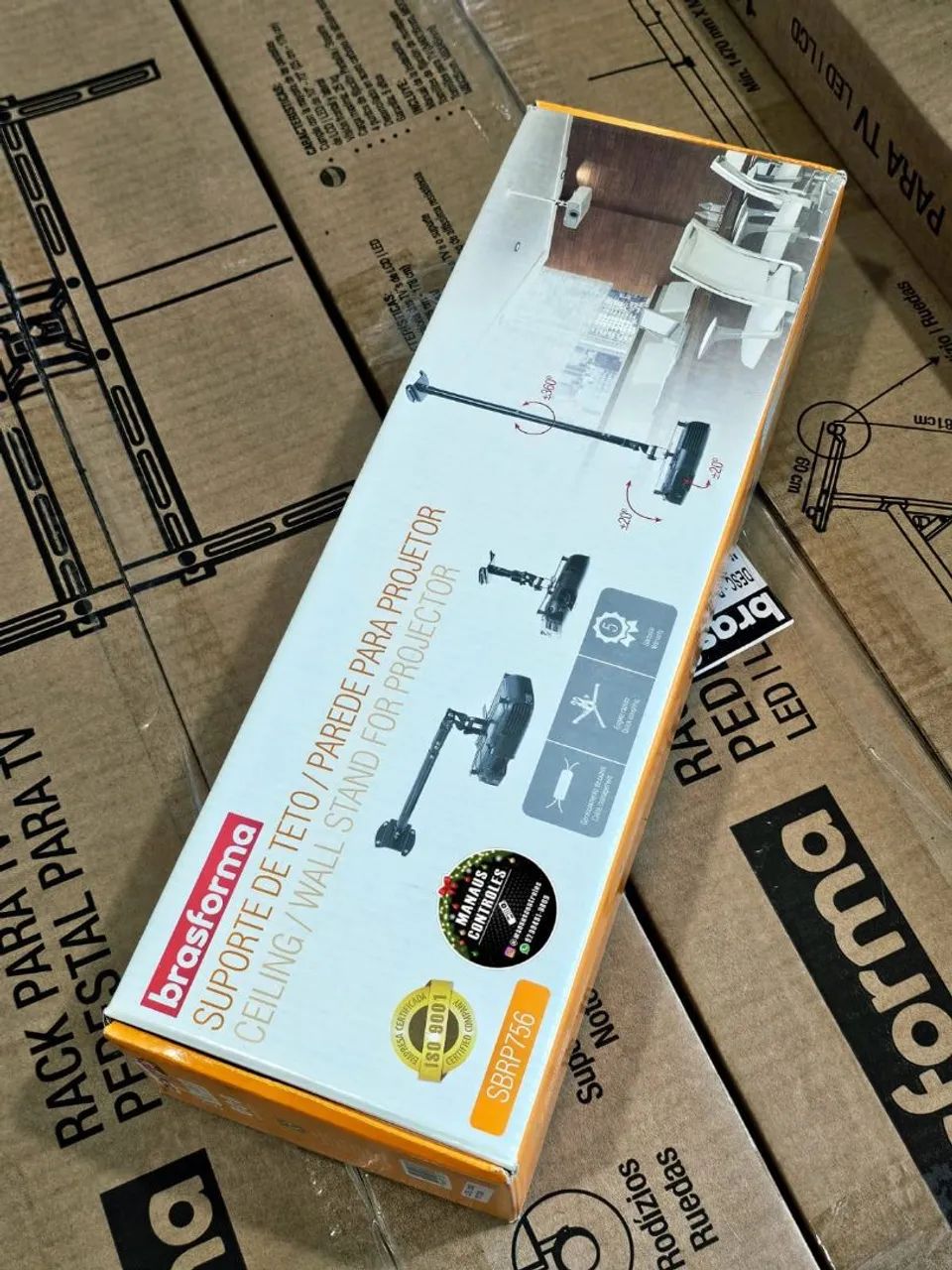 Suporte para projetor com braço longo