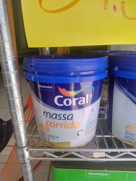 Massa corrida coral 5.7kg