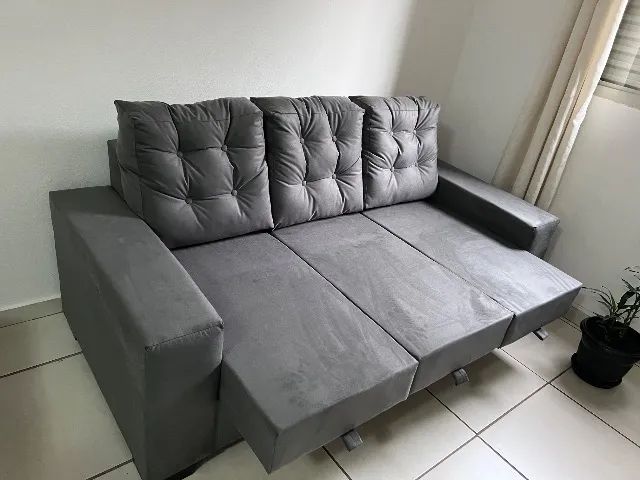 SOFA 3 LUGARES NOVO RETRÁTIL PROMOÇÃO  - Foto 5