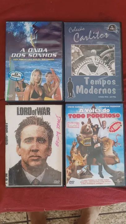 DVDs de filmes - Diversos títulos