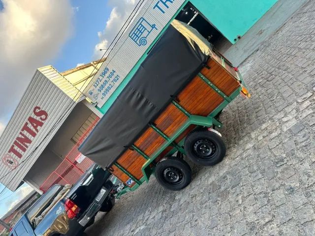REBOQUE FAZENDINHA COM CAPOTA - Foto 2