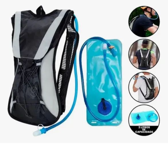 Mochila De Hidratacao Ciclismo Ciclista Corrida Bolsa D'agua de 2 Litros Termica z1184
