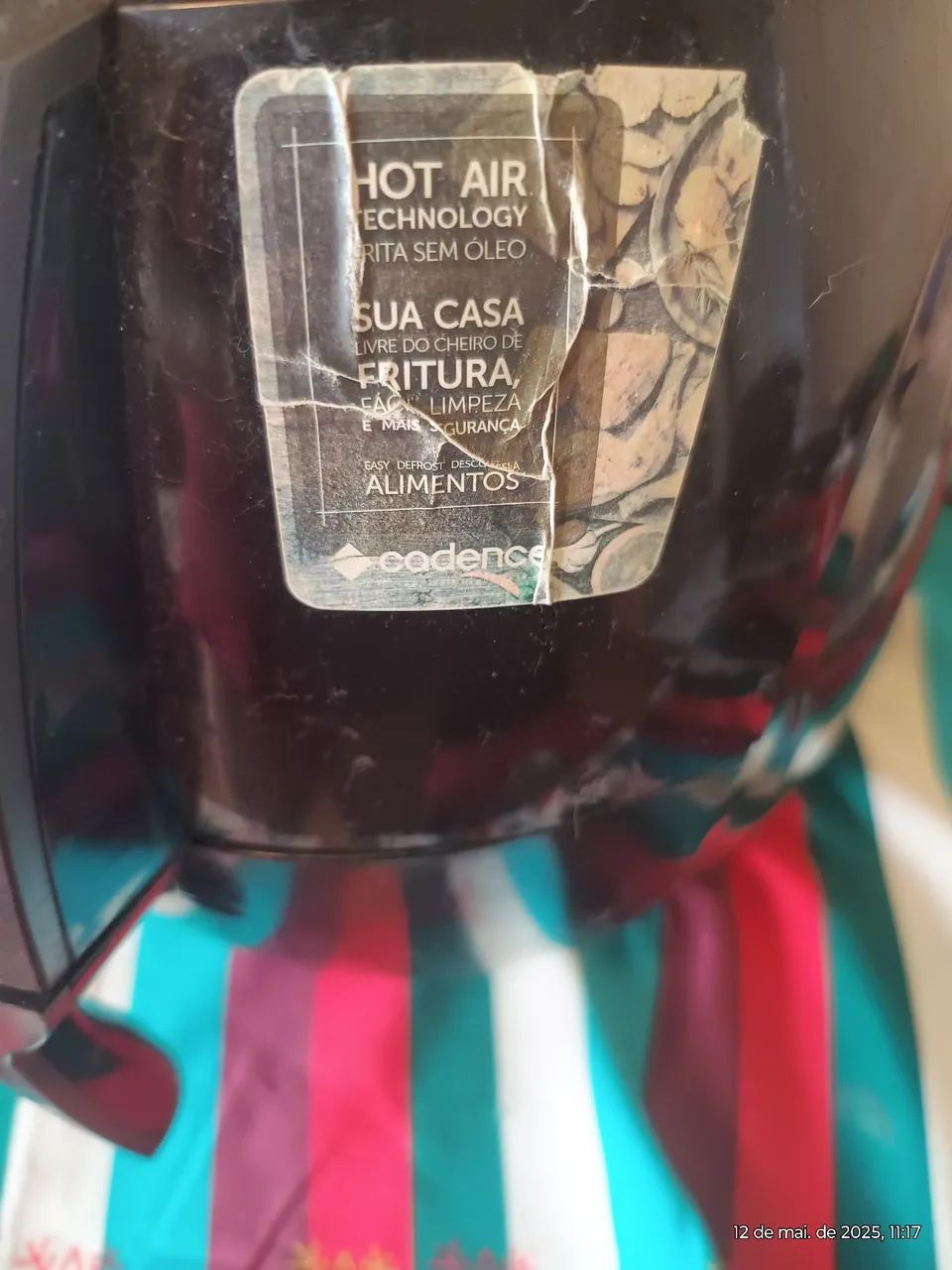Fritadeira Elétrica Air Fryer Cadence - Foto 5