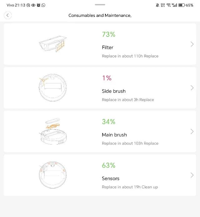 Robô aspirador de pó Xiaomi de 1ª Geração em Excelente estado - Com acessórios Originais - Foto 4