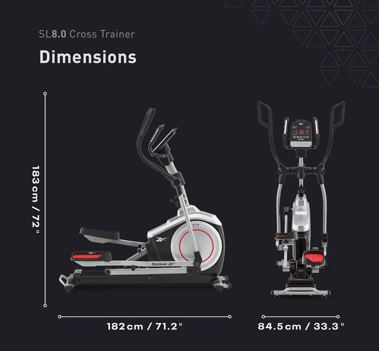 Elíptico Reebok  SK8.0 perfeito p residência - Foto 2