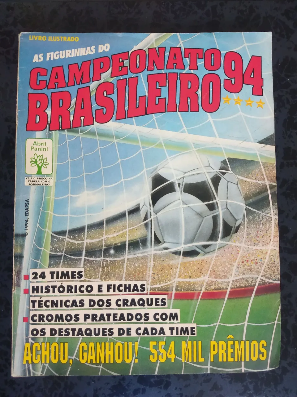 Álbum do Campeonato Brasileiro de 94 completo 