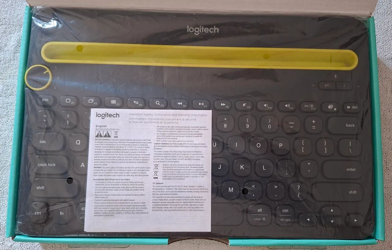 Teclado Logitech K480 Preto - Foto 3