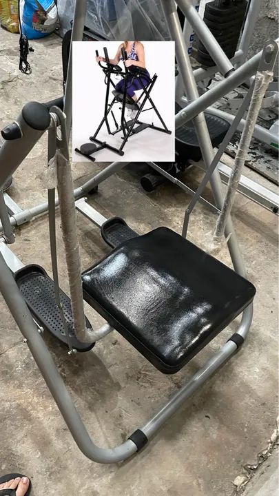 Simulador de caminhada, cadeirinha abdominal e twister 3 em 1 - Foto 3