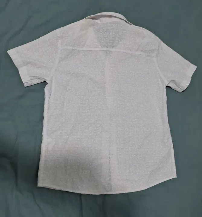 Camisa social branca tam 14 - Foto 2