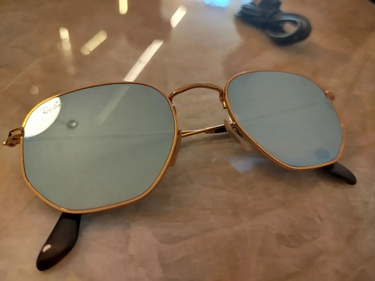 Óculos de sol Ray-Ban Hexagonal Flat Lenses - Foto 4