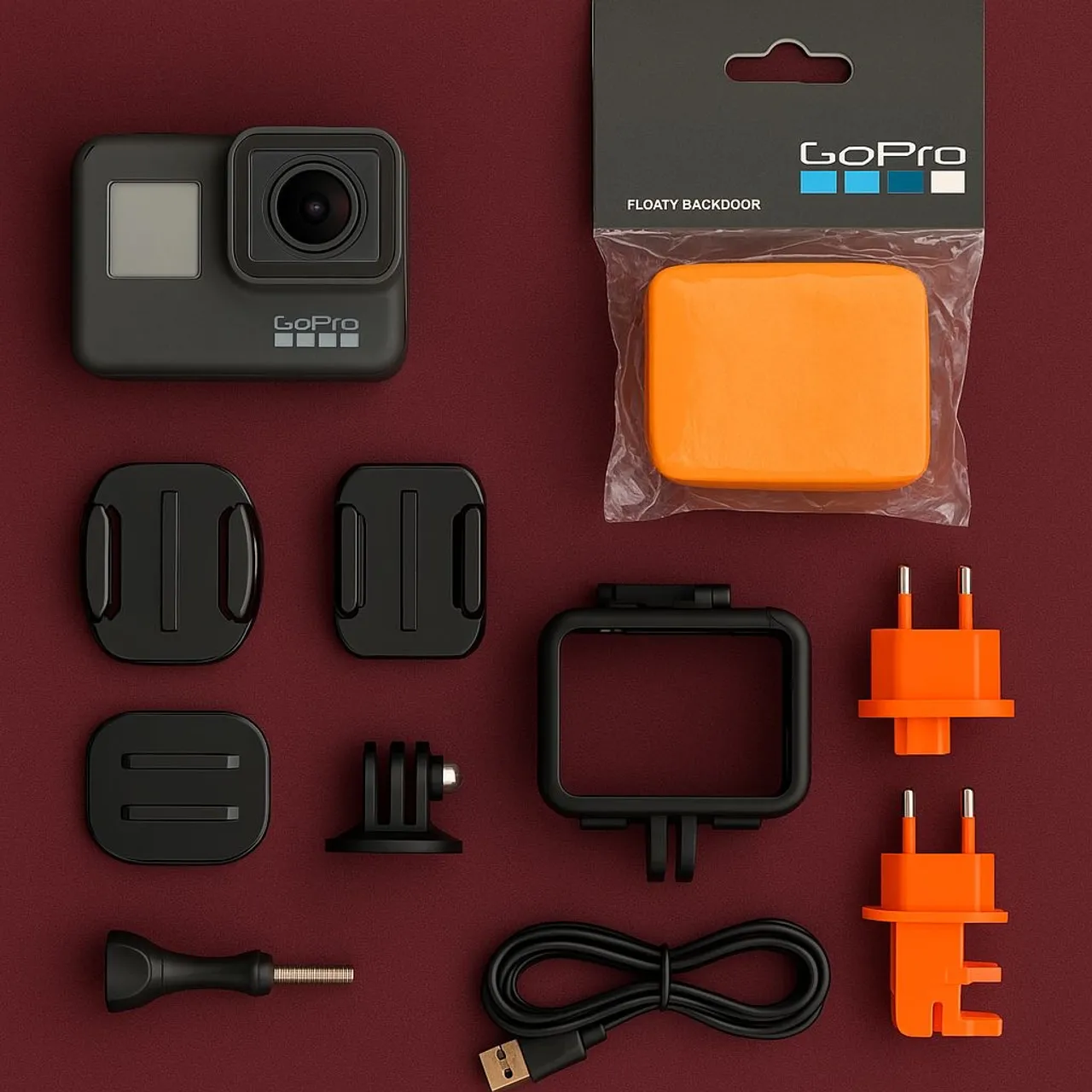 GoPro Hero 5 com acessórios