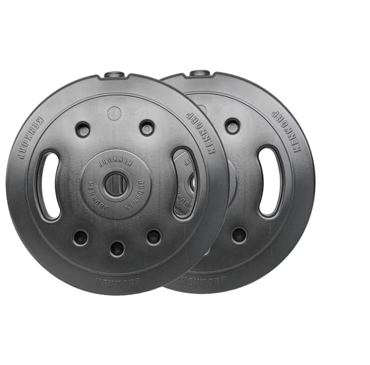 Kit com 2 Anilhas em polietileno 10kg