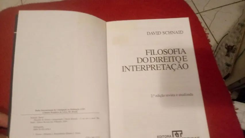 Filosofia do Direito e Interpretação  David Schnaid - Foto 3