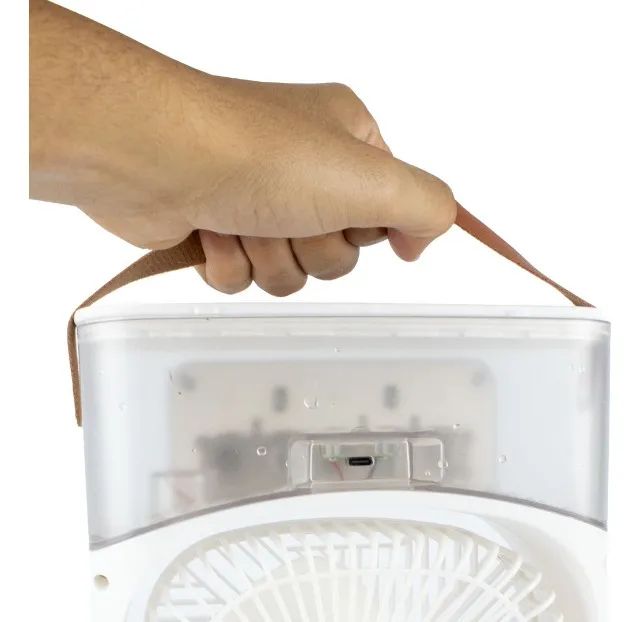 Mini Climatizador De Ar Com Reservatório P/ Água E Gelo novo - Foto 3