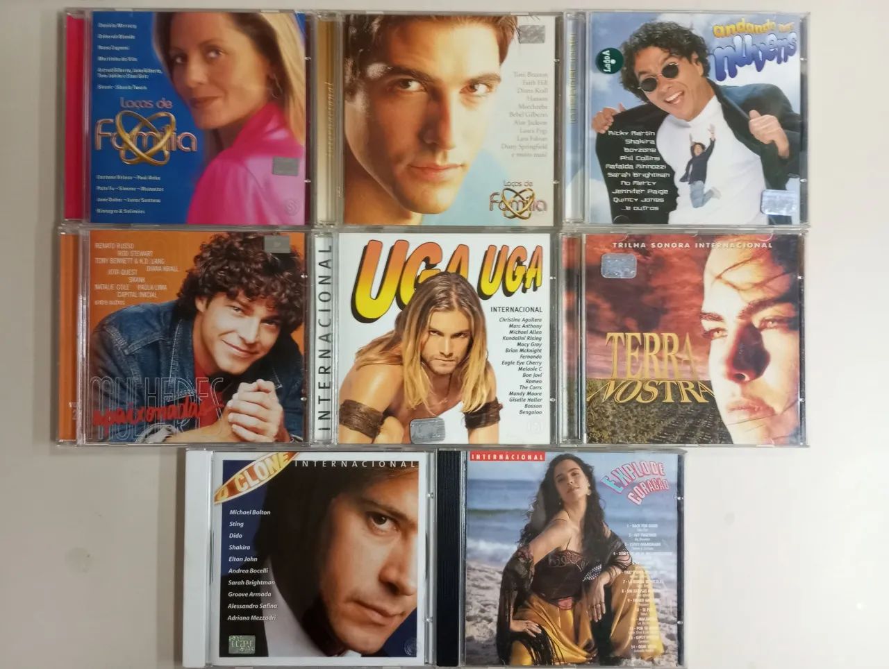 CDs de trilhas sonoras de novelas -$20 cada