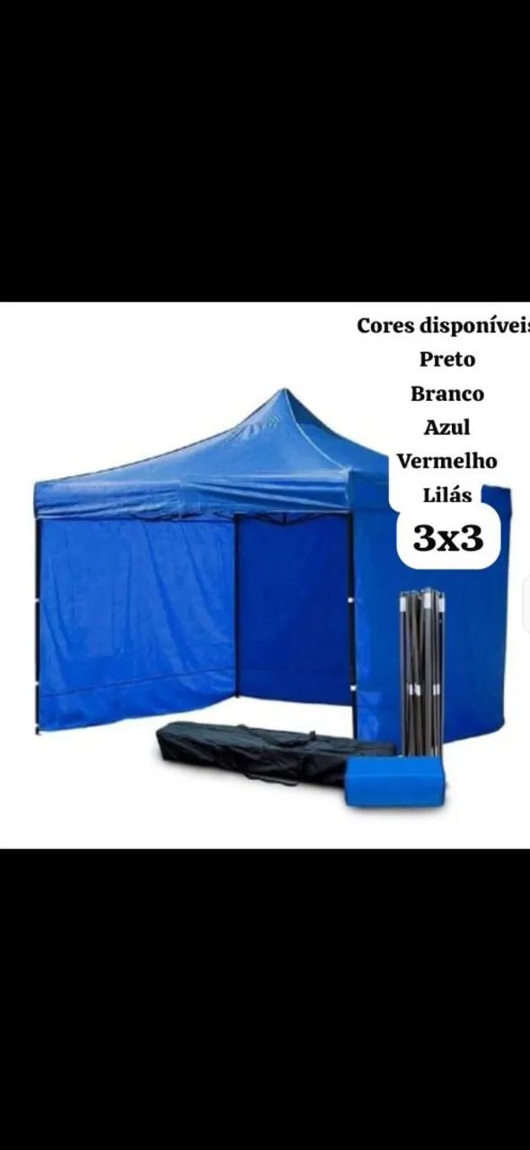  Gazebo tendas 3x3 ferro galvanizado 