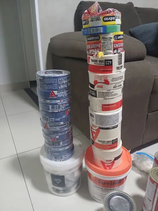 Matérias de pintura tintas e massas de efeito Interessados chamar no zap * - Foto 4