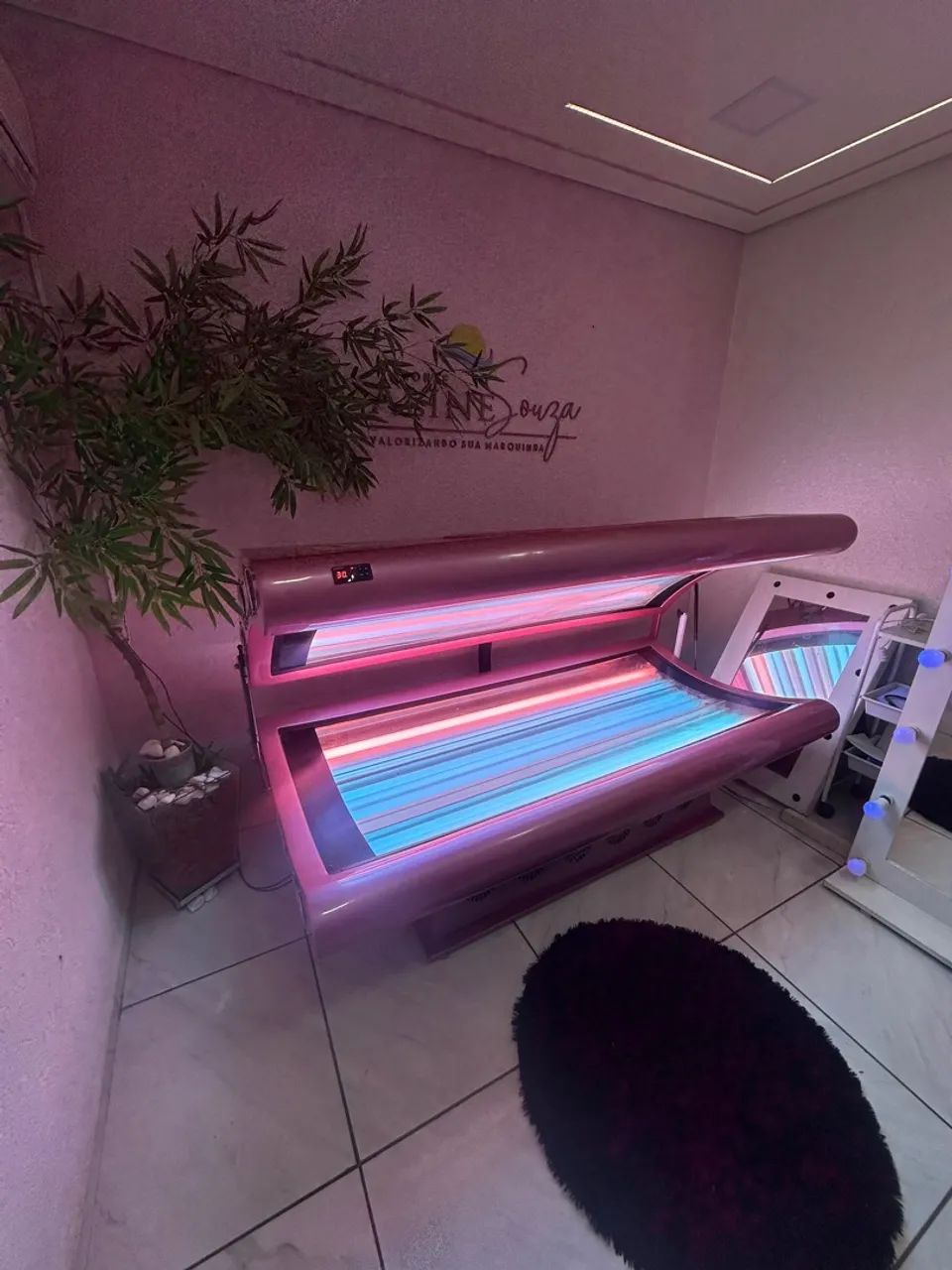 Máquina de bronze 35 lâmpadas! - Foto 3