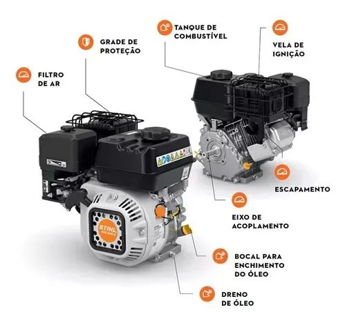 MOTOR STIHL 6HP EHC 605.0 S A GASOLINA - Foto 2