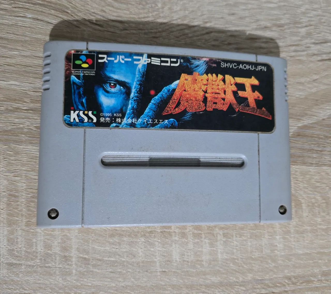 King of Demons Majuu Ou original de Super Famicom ótimo estado